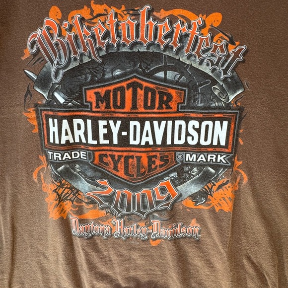 Harley-Davidson 3XL Biketoberfest 2009 Tee Daytona‎ Cycles Rally Graphic Shirt - Picture 1 of 7
